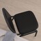 Flash Furniture Black Vinyl Stack ChairSilver Vein Metal Frame NG-ZG10006-BK-SILVERVEIN-GG - alternate 5